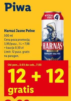 Piwo promocja w Lidl