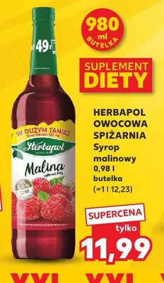 Syrop malinowy Herbapol Owocowa Spiżarnia promocja w Kaufland