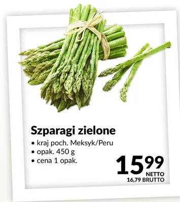 Szparagi zielone promocja w Makro