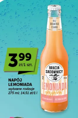 Napój lemoniada grejpfrut Bracia Sadownicy promocja w Euro Sklep