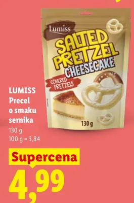 Precel o smaku sernika Lumiss promocja w Lidl
