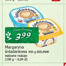 Margaryna Śniadaniowa Bielmar promocja w CEZAR Delikatesy