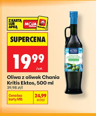 Oliwa z oliwek Chania Kritis Ektos promocja w Biedronka