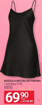 KOSZULA NOCNA SATYNOWA promocja w Selgros