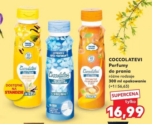 Perfumy do prania różne rodzaje Coccolatevi promocja w Kaufland