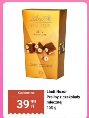 Praliny z czekolady mlecznej Nuxor promocja w Biedronka