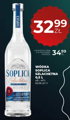 Wódka szlachetna promocja w Duży Ben