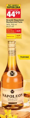 Brandy Napoleon Recherche Pons promocja w Biedronka