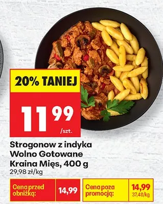 Strogonow z indyka Wolno Gotowane promocja w Biedronka