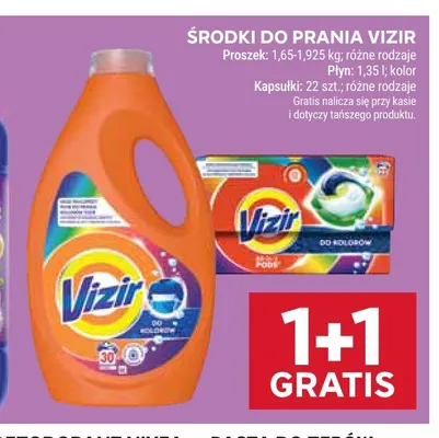 Środki do prania Vizir promocja w Stokrotka