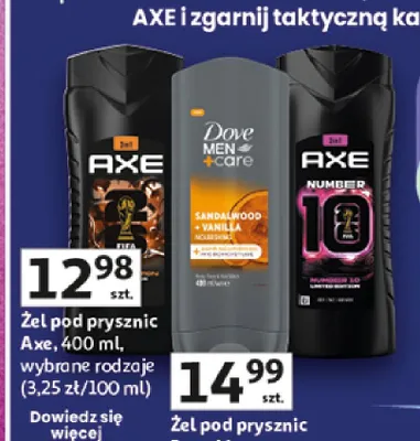Żel pod prysznic Axe promocja w Auchan