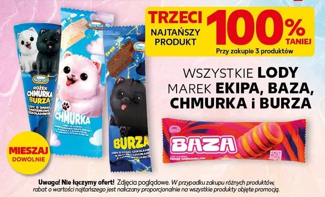 Lody Chmurka promocja w Kaufland