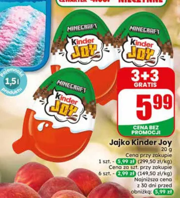 Jajko Kinder Joy promocja w Dino