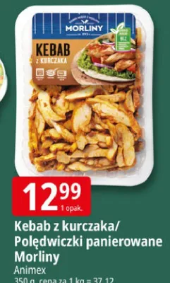 Kebab z kurczaka/polędwiczki panierowane promocja w Leclerc