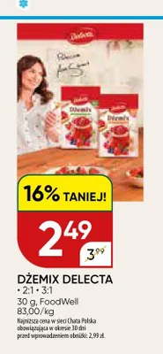 Dżemix 3:1 Delecta promocja w Chata Polska