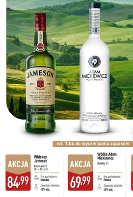 Wódka premium promocja w Aldi