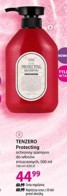 Szampon TENZERO Protecting ochronny szampon do włosów zniszczonych promocja w Hebe