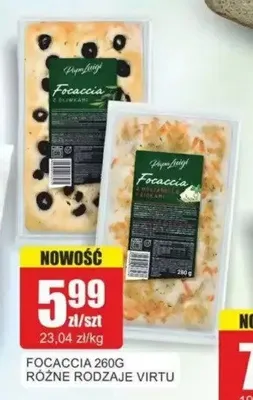 Focaccia Papa Luigi promocja w Bingo