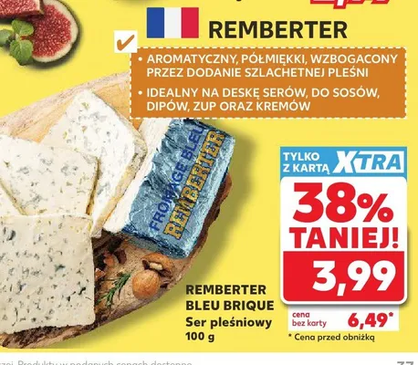 Ser pleśniowy Remberter Bleu Brique promocja w Kaufland