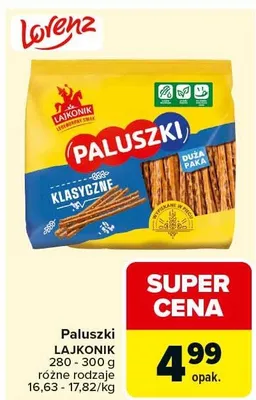 Paluszki klasyczne promocja w Carrefour