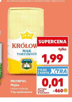 Mąka tortowa Królowa Młynpol promocja w Kaufland