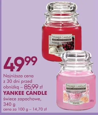 Świeca zapachowa YANKEE CANDLE świece zapachowe, 340 g promocja w Makro