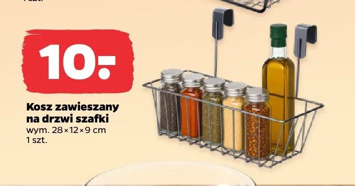 Kosz zawieszany na drzwi szafki Altom Design promocja w Netto