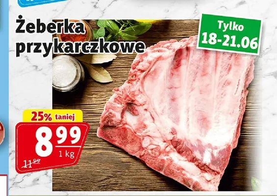 Żeberka wieprzowe przykarczkowe promocja w Prim Market