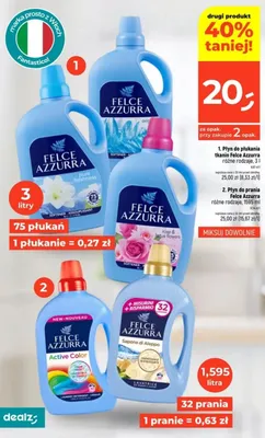 Płyn do płukania tkanin różne rodzaje promocja w Dealz