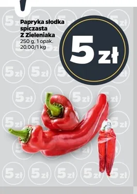 Papryka słodka spiczasta Z Zieleniaka promocja w Netto