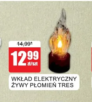Wkład elektryczny Żywy Płomień Tres promocja w Bingo