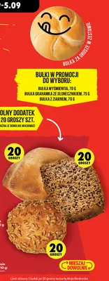 Bułka z ziarnem promocja w Biedronka