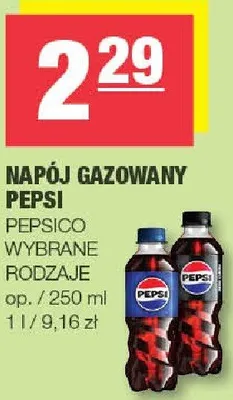 Napój gazowany Pepsi promocja w SPAR