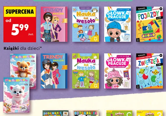 Książka Wyklejanka rysowanka z figurami Zwierzęta promocja w Biedronka
