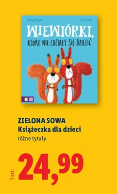 Książeczka dla dzieci promocja w Lidl