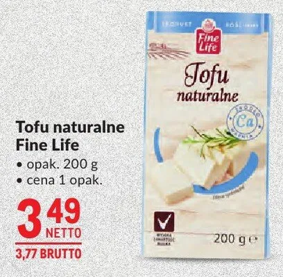 Tofu naturalne Fine Life promocja w Makro