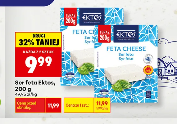 Ser feta Ektos promocja w Biedronka