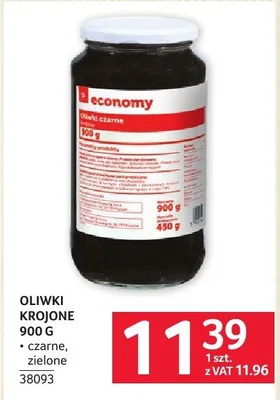 Oliwki krojone 900 g czarne, zielone promocja w Selgros