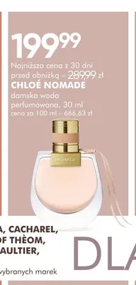 Damska woda perfumowana Chloé Nomade promocja w Super-Pharm