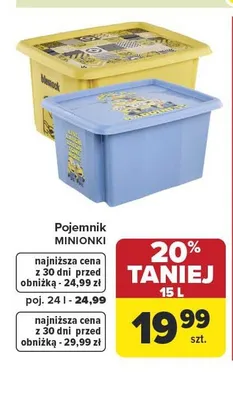 Pojemnik MINIONKI promocja w Carrefour