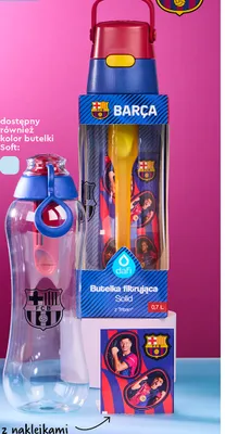 Butelka filtrująca Dafi Solid Fc Barcelona promocja w Biedronka