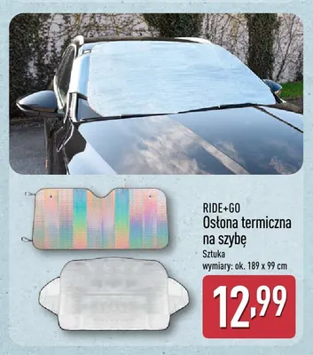 Osłona termiczna na szybę Ride+Go promocja w Aldi