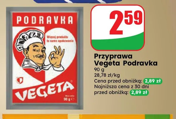 Przyprawa Vegeta Podravka promocja w Dino