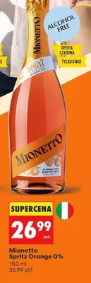 Gotowy koktajl Spritz Orange 0% promocja w Biedronka