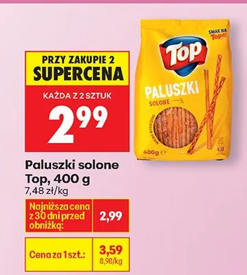 Paluszki solone promocja w Biedronka