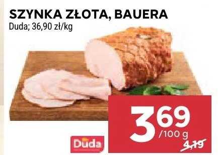 Szynka Złota Bauera Duda promocja w Stokrotka