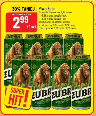 Piwo Żubr promocja w POLOmarket