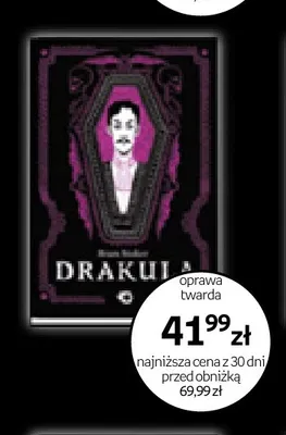 Książka Drakula Bram Stoker promocja w Empik