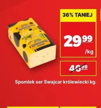 Ser Szwajcar królewiecki Spomlek promocja w API Market