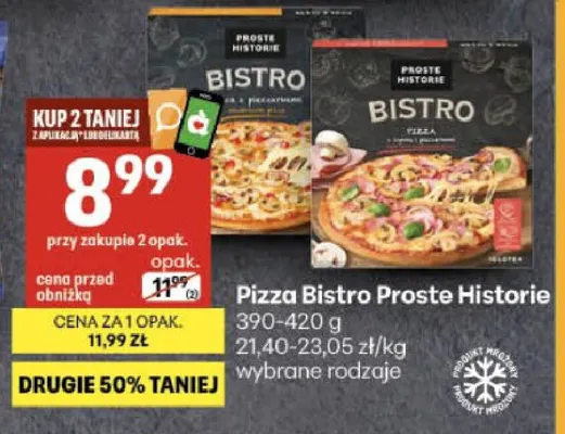 Pizza Bistro Proste Historie promocja w Delikatesy Centrum